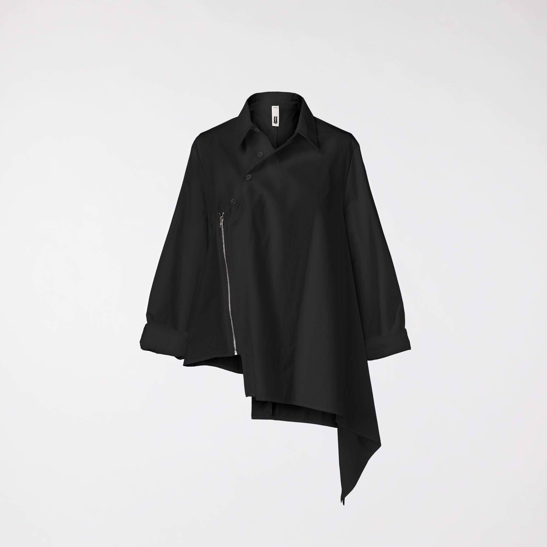 ASYMMETRIC SHIRT WITH ZIP – Wendy Trendy s.r.l.