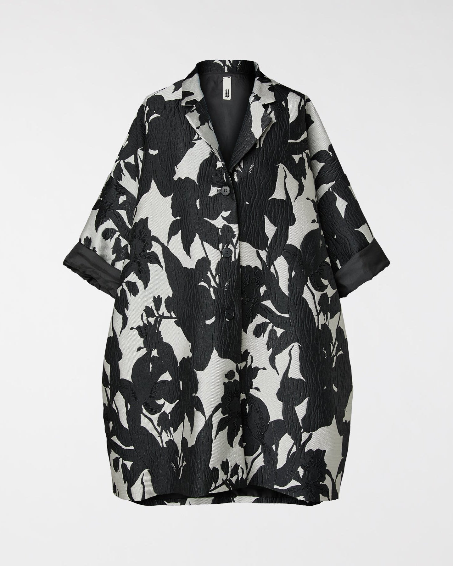 FLORAL KIMONO JACKET EMBOSSED – Wendy Trendy s.r.l.