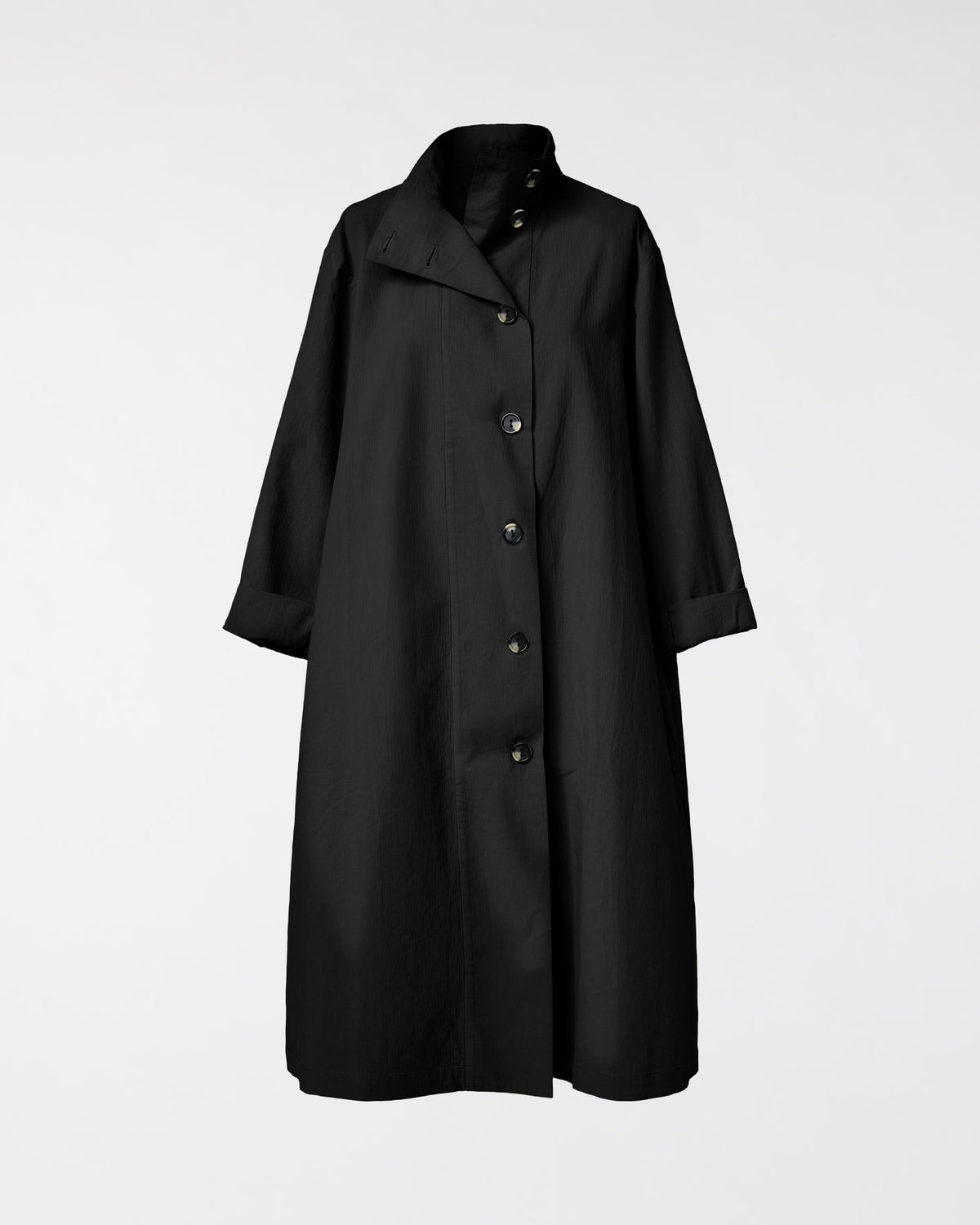 BULKY COTTON COAT BLACK – Wendy Trendy s.r.l