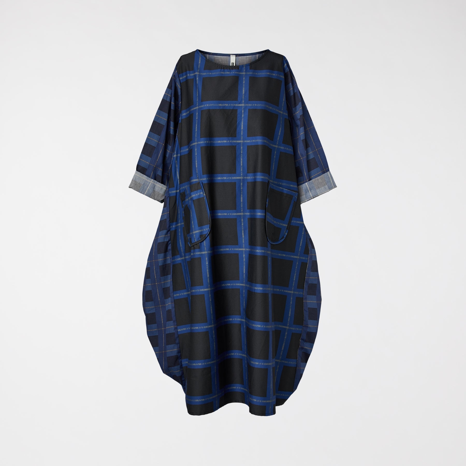 CHECKED DRESS BLUE – Wendy Trendy s.r.l.