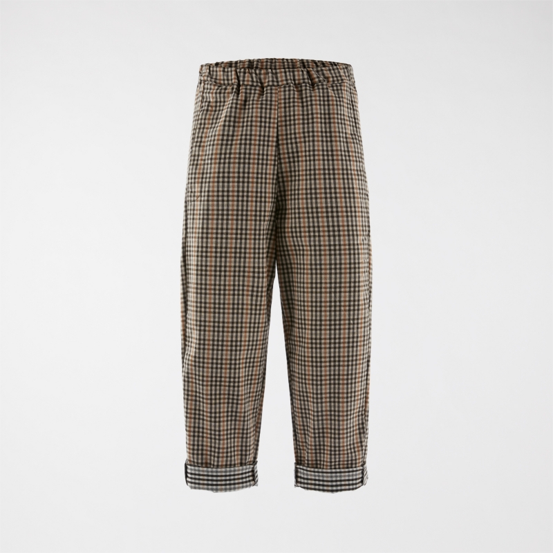CHECKED TROUSERS