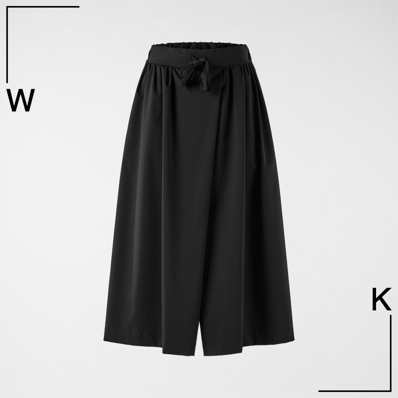 DRAWSTRING CULOTTE TROUSERS