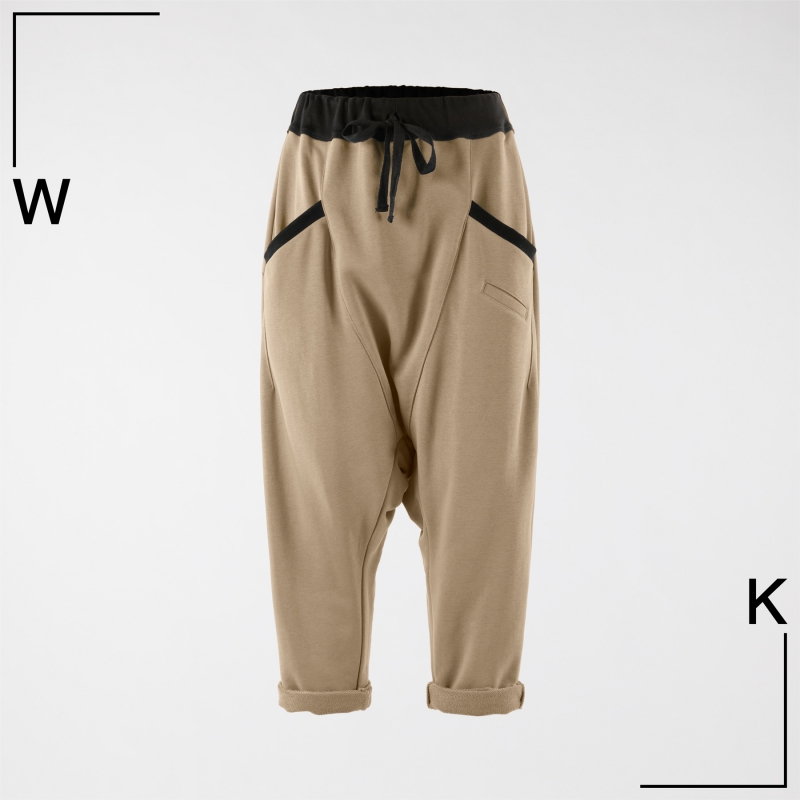 LOW CROTCH SPORTS TROUSERS