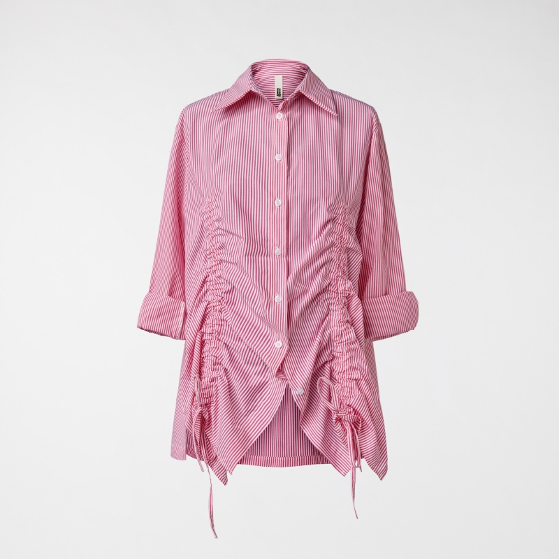 SHIRT WITH RUCHED DETAILS