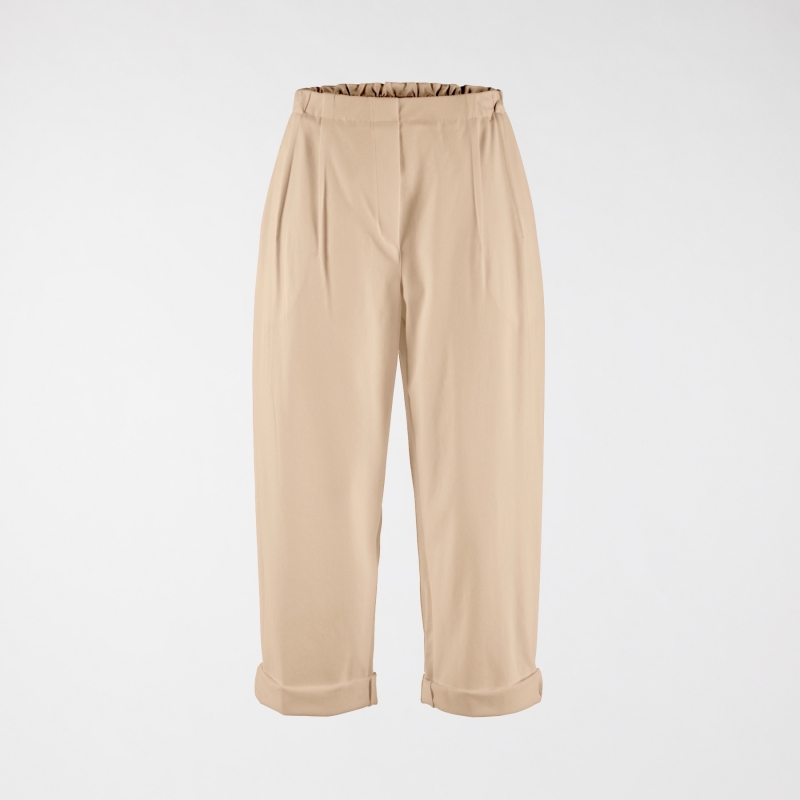 PANTALONI BAGGY CON PIEGHE