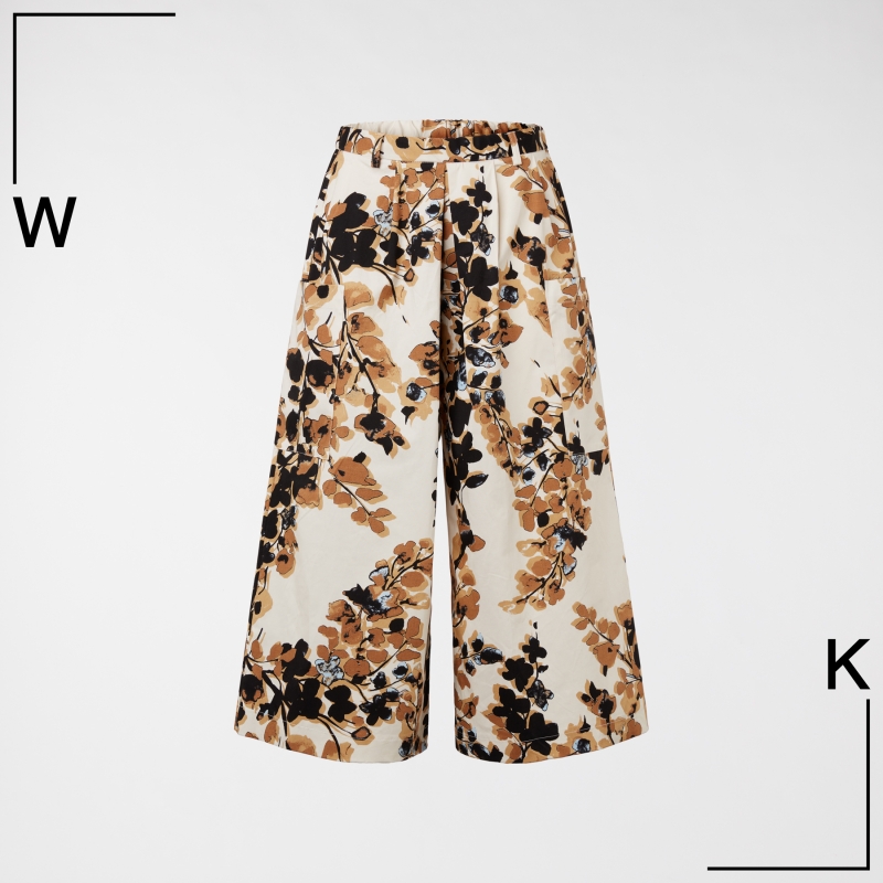 CULOTTE TROUSERS WITH LARGE...