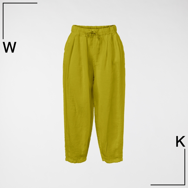 LINEN BAGGY TROUSERS