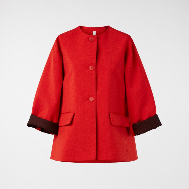 JACKET WITH CHANEL COLLAR
