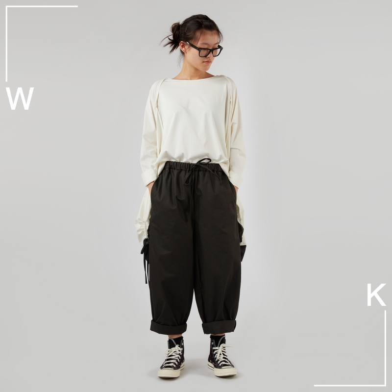 COTTON BAGGY TROUSERS