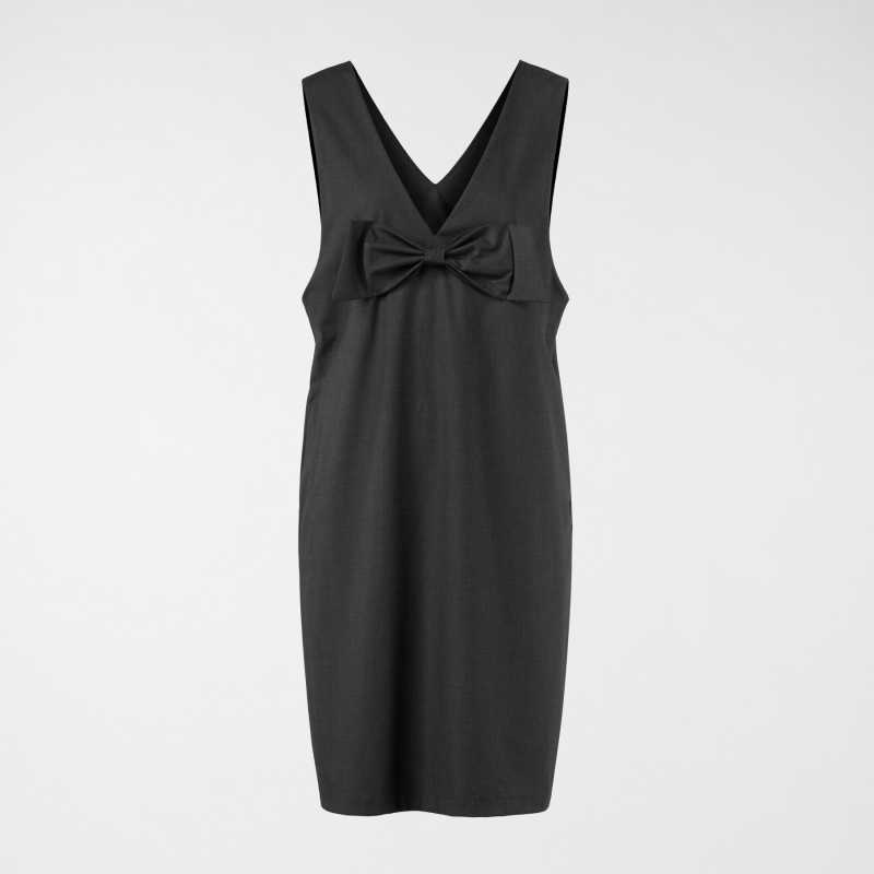 COCKTAIL DRESS WITH BACK BOW