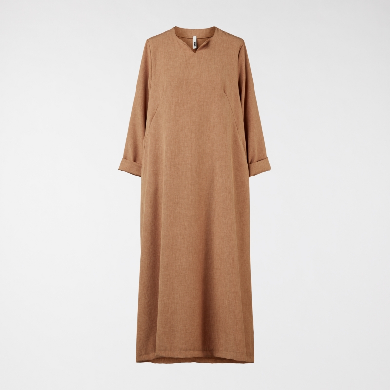 TUNIC DRESS WITH SIDE SLITS