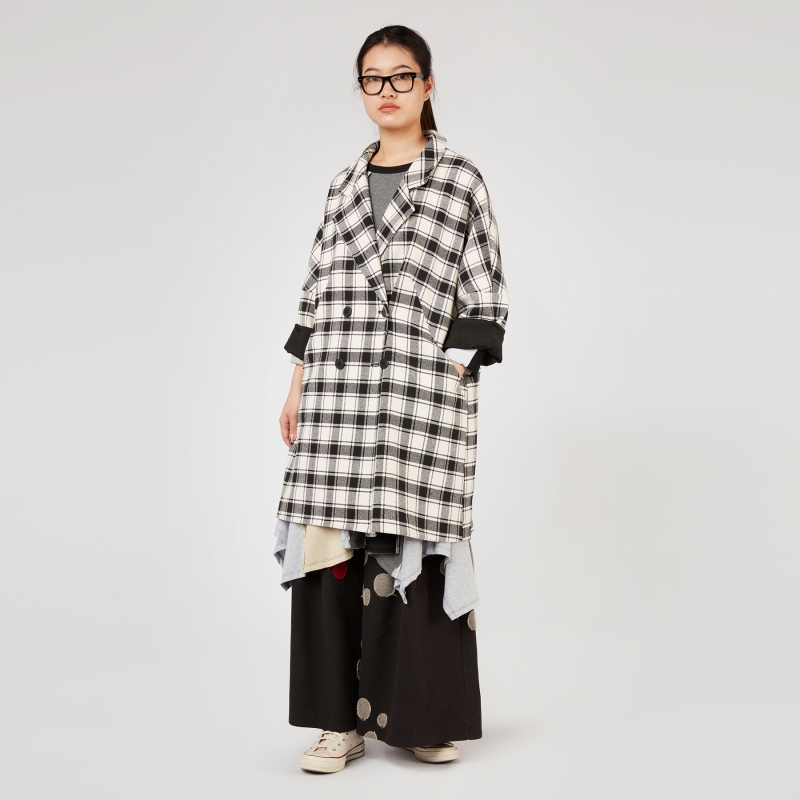 CAPPOTTO DOPPIOPETTO A QUADRI