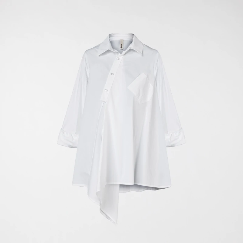 CAMICIA ASIMMETRICA CON TASCA