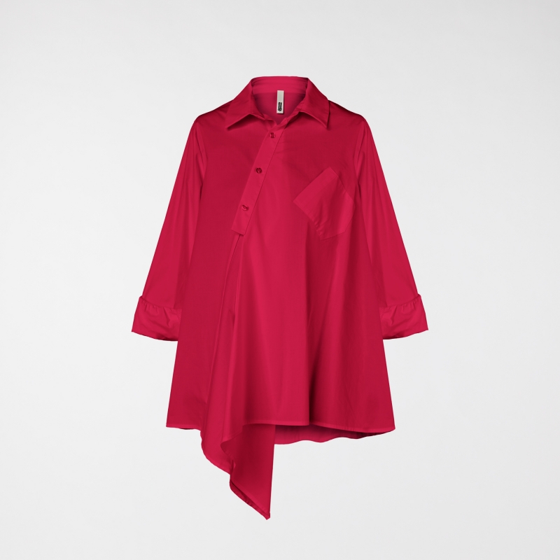 CAMICIA ASIMMETRICA CON TASCA