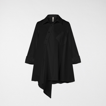 COTTON JACKET/SHIRT WITH ASYMMETRIC BUTTONING