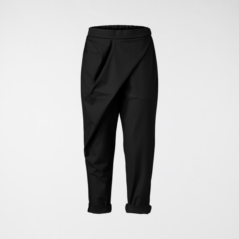 PANTALONE CON DRAPPEGGIO...
