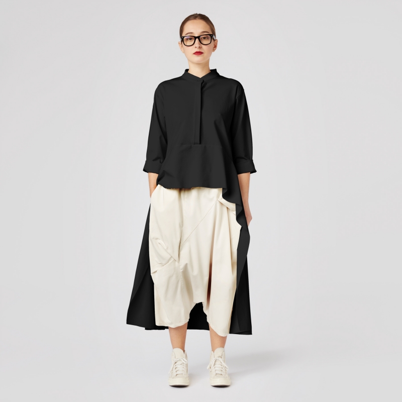 KOREAN COLLAR T-SHIRT...