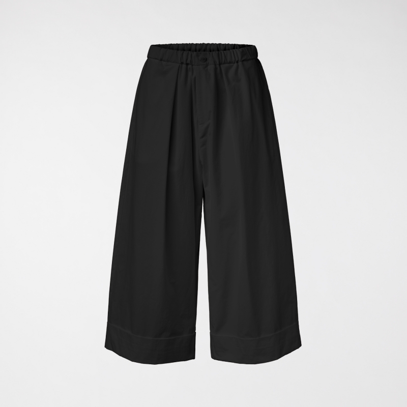 WIDE LEG TROUSERS IN COTTON...