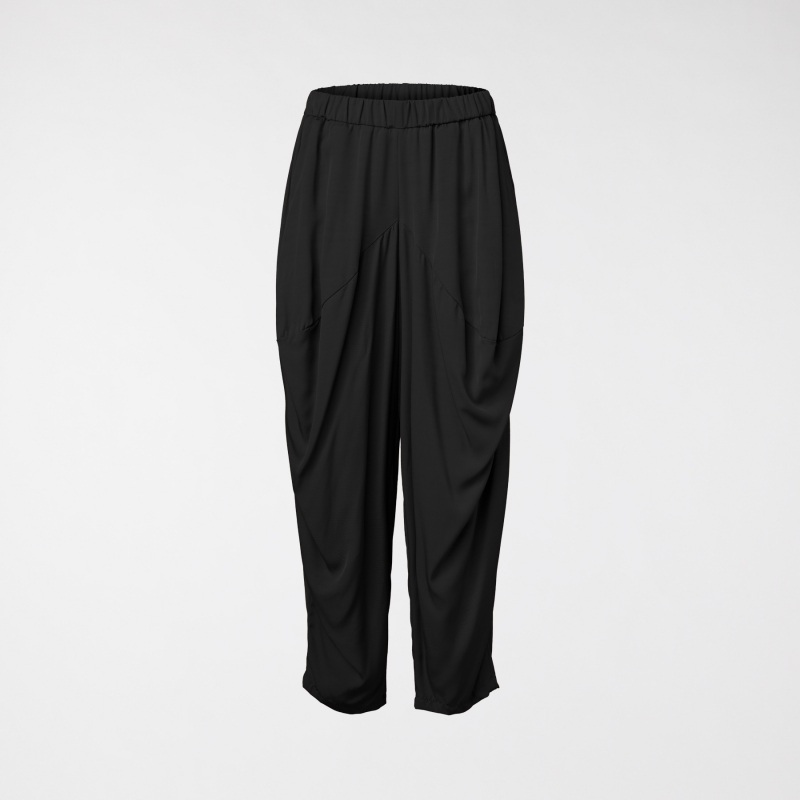 LOOSE FIT VISCOSE TROUSERS