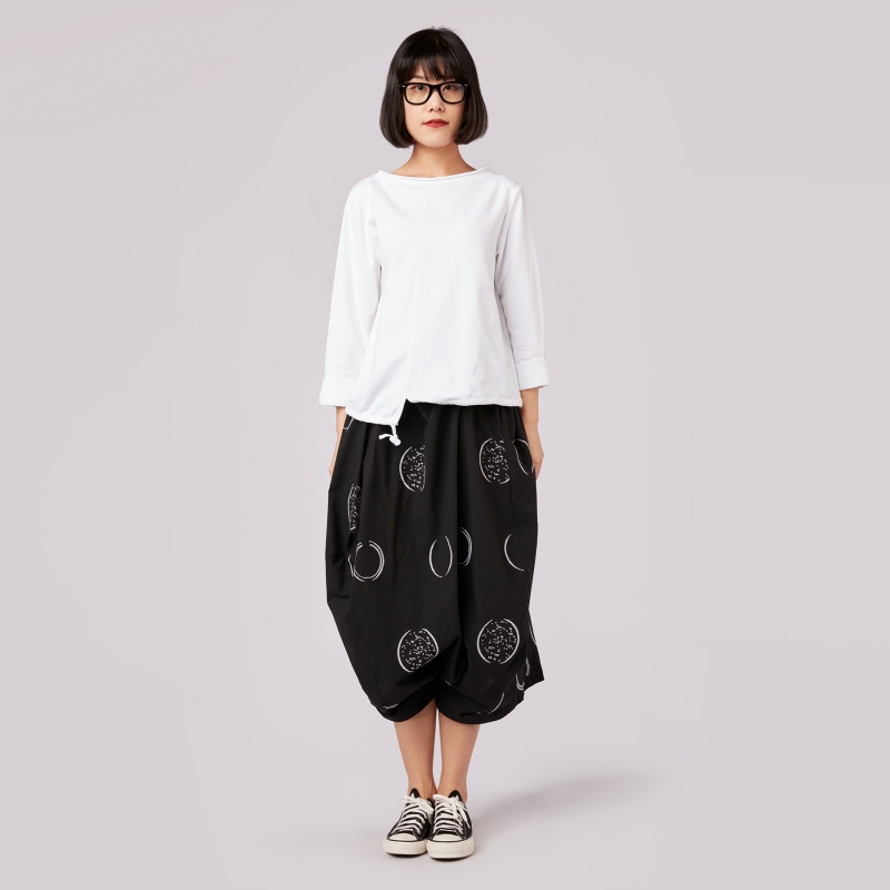 BALLOON PANT-SKIRT WITH...