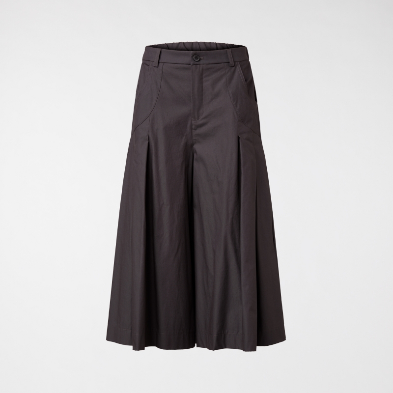 WIDE LEG TROUSERS IN COTTON...