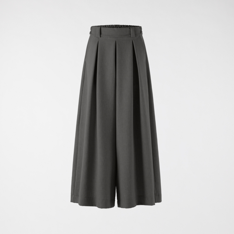 PALAZZO TROUSERS WITH PLEATS