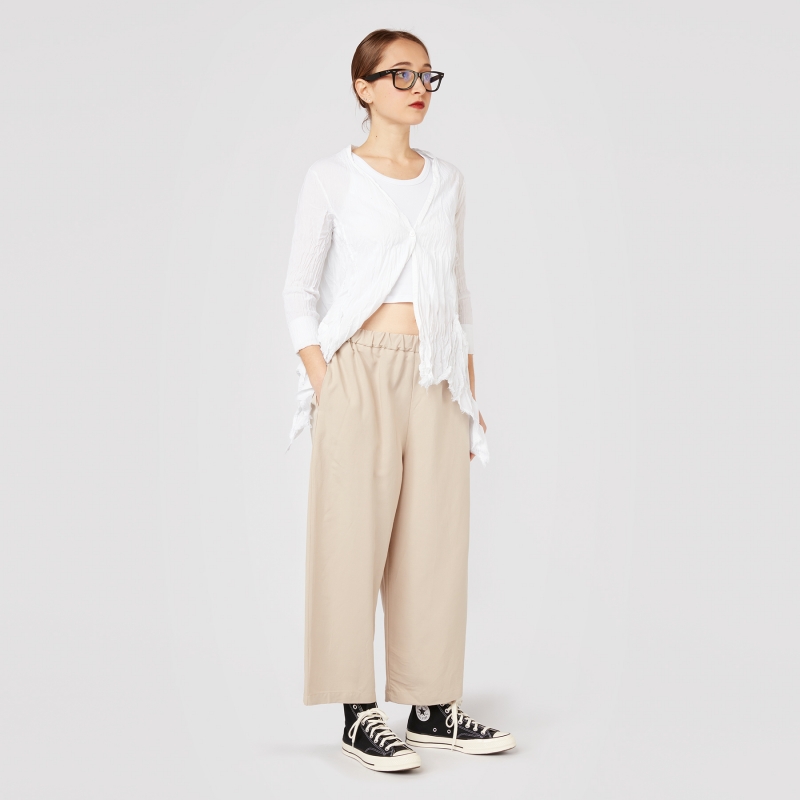 TROUSERS IN VISCOSE AND...