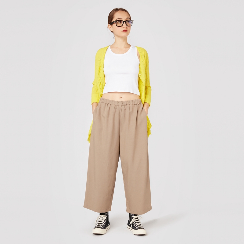 TROUSERS IN VISCOSE AND...