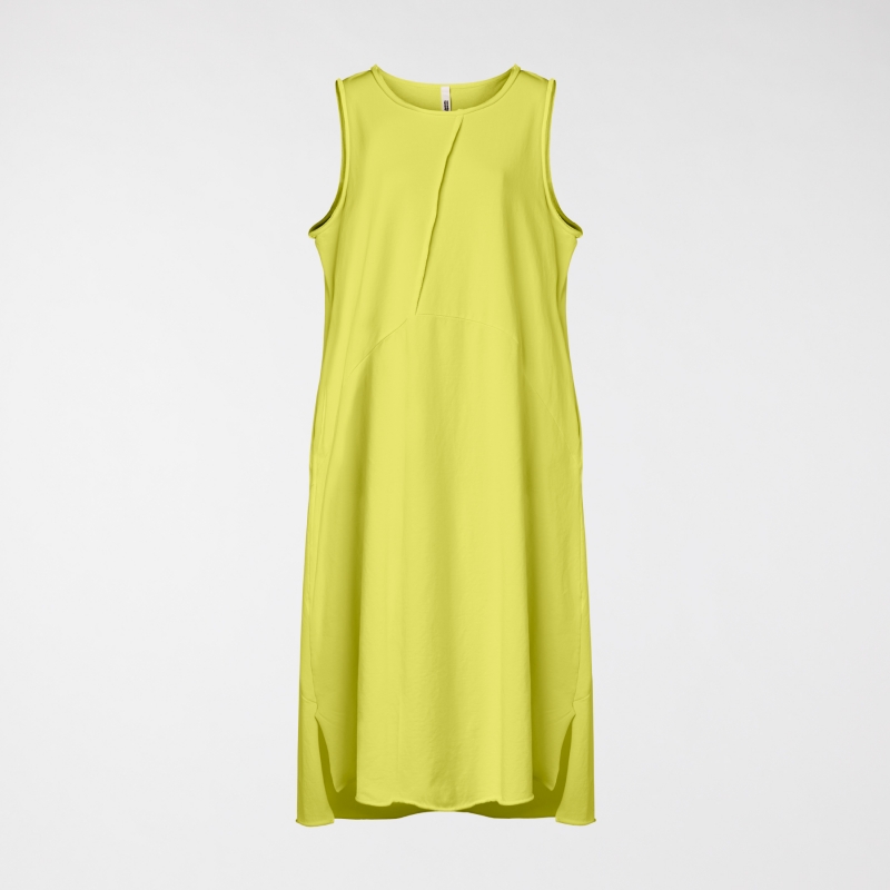 SLEEVELESS DRESS IN COTTON...