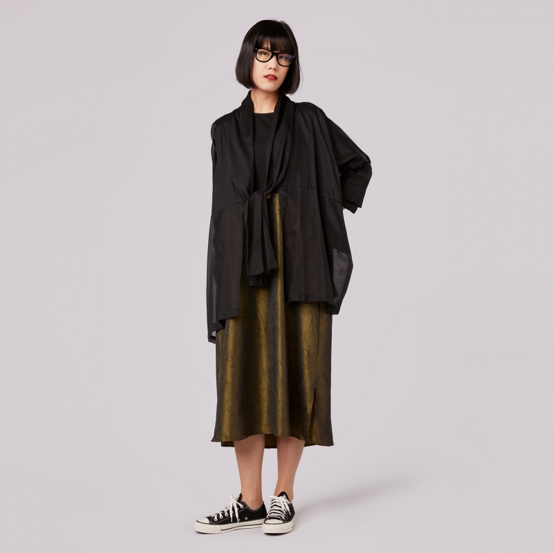 CARDIGAN SEMITRASPARENTE IN...