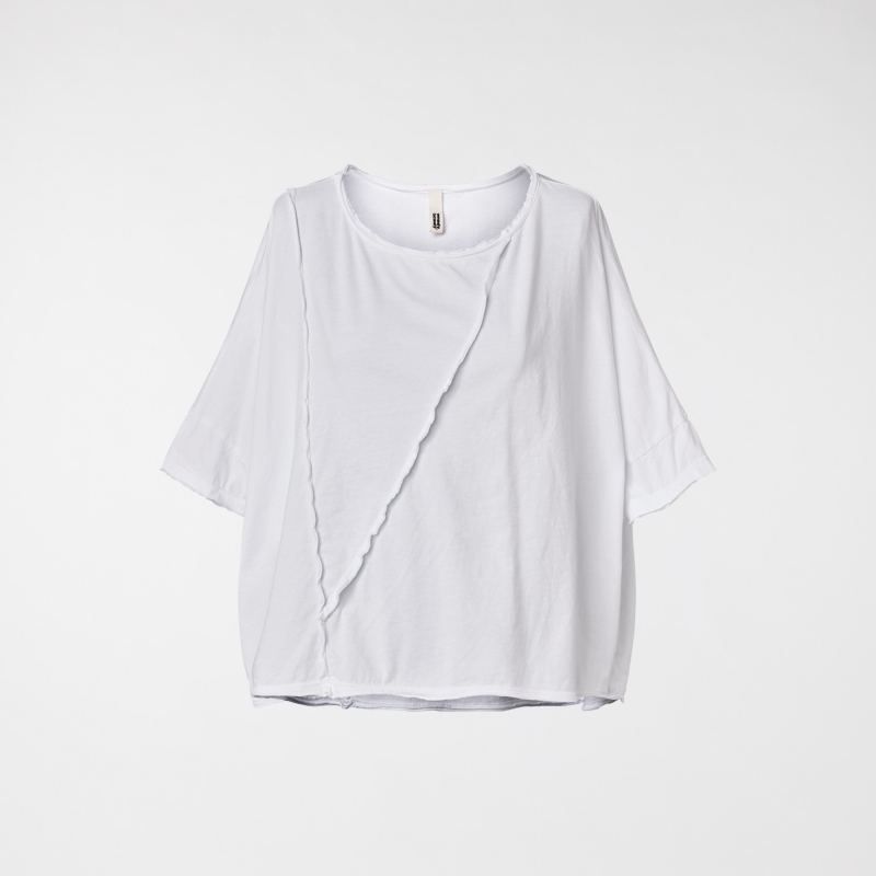 SQUARED T-SHIRT WITH SEAMS...