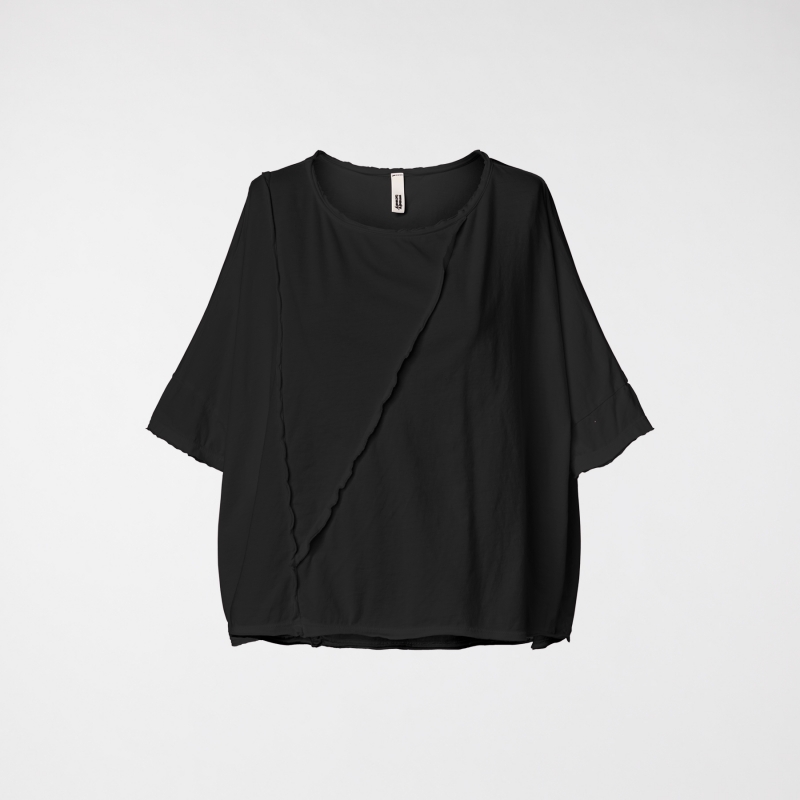 SQUARED T-SHIRT WITH SEAMS...