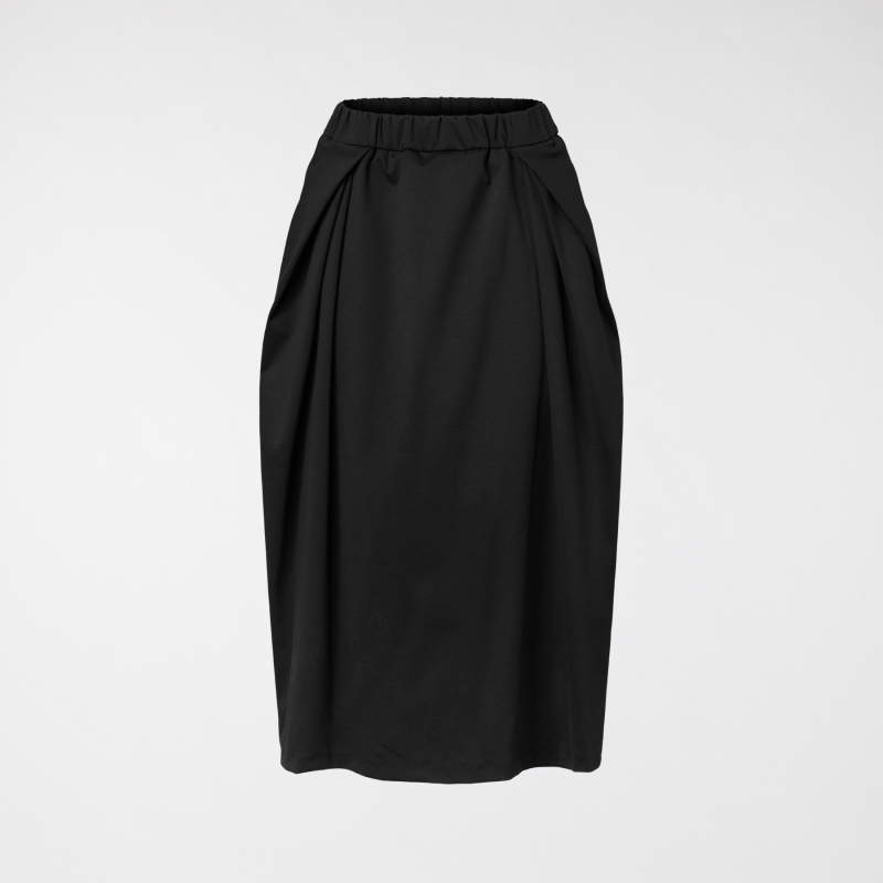 LONG SKIRT WITH PLEATS IN...