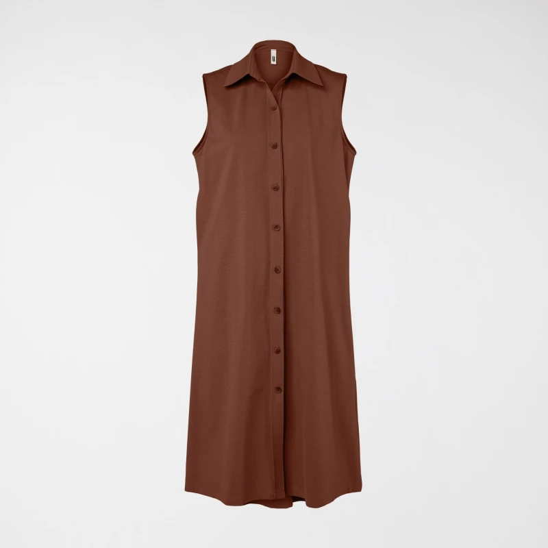 GILET/DRESS WITH POINTED...