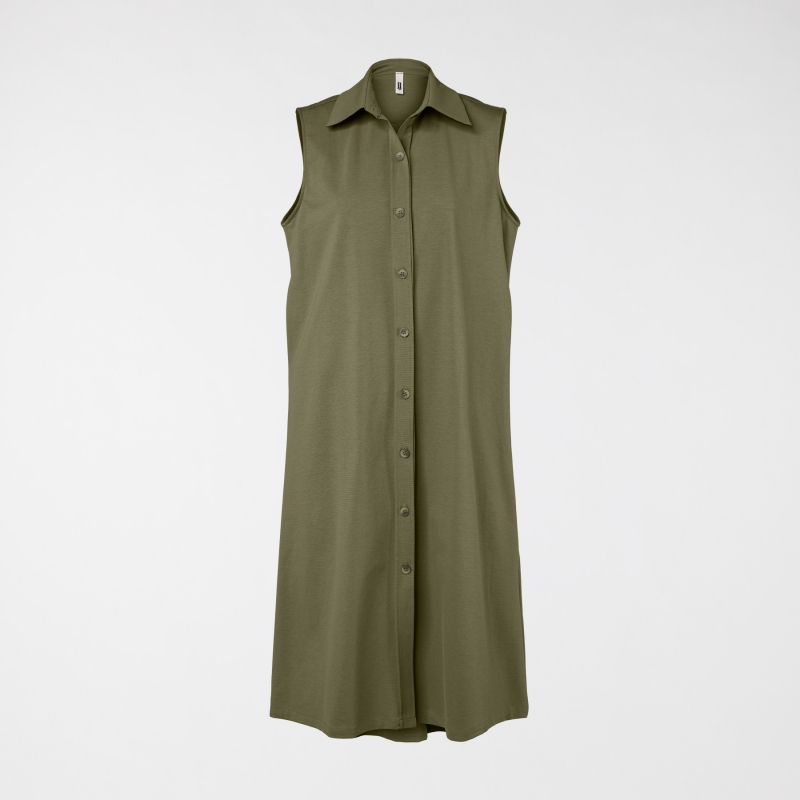 GILET/DRESS WITH POINTED...