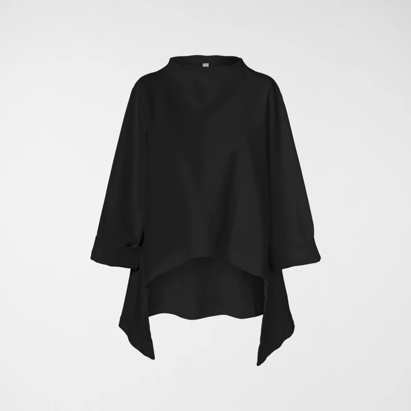 SWEATSHIRT WITH COLLAR IN...