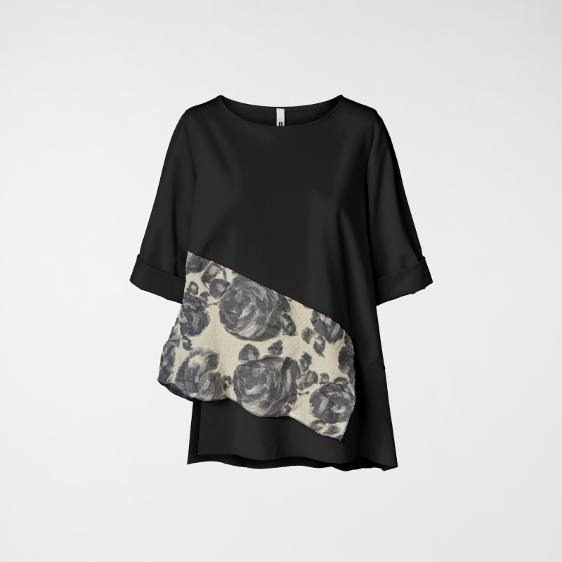 ASYMMETRIC T-SHIRT IN...