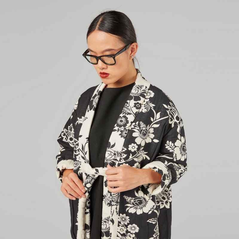 CARDIGAN KIMONO IMBOTTITO A...