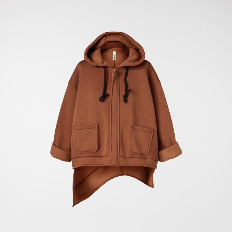 GAUZED HOODIE IN HEAVY...
