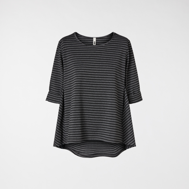 STRIPED T-SHIRT IN COTTON...