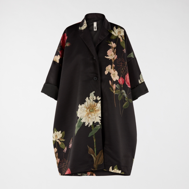 GIACCA KIMONO A FIORI