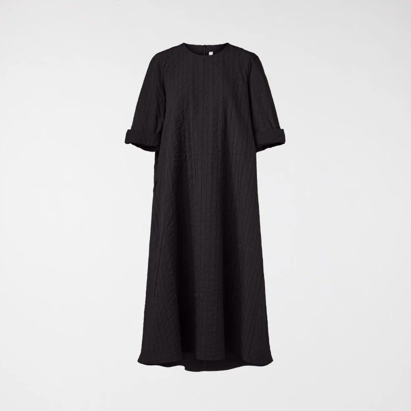 EMBOSSED EFFECT DRESS