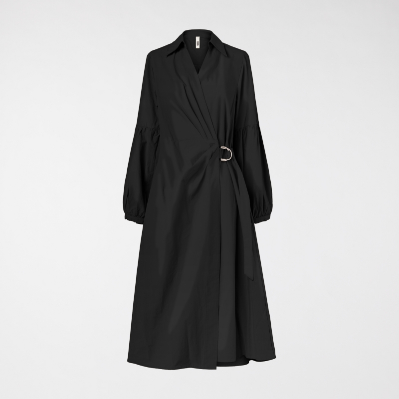 OVERCOAT WITH BUCKLE CLOSURE