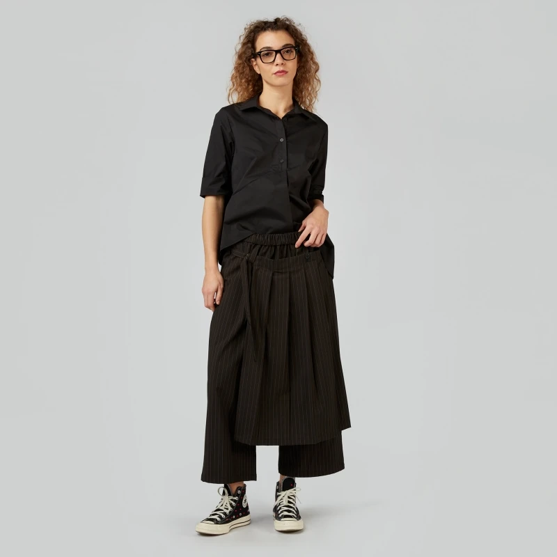 PANTALONE EFFETTO PAREO IN...