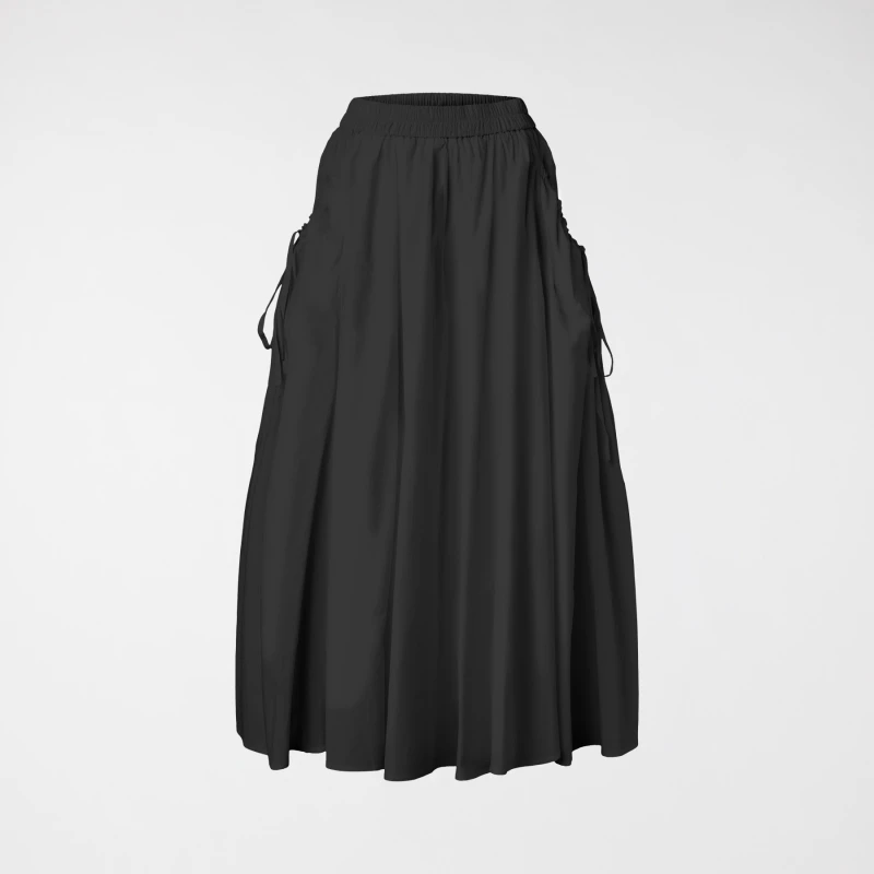 FLARED SKIRT WITH SIDE POCKETS