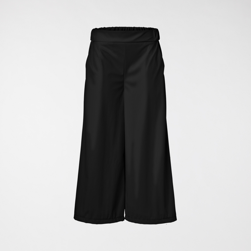 CULOTTE TROUSERS IN FAUX...