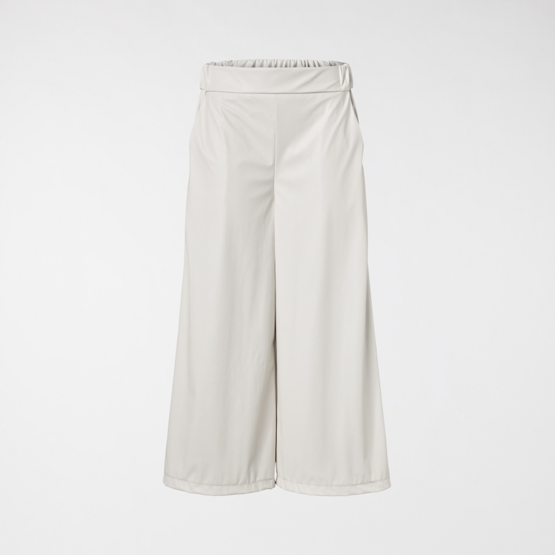 CULOTTE TROUSERS IN FAUX...