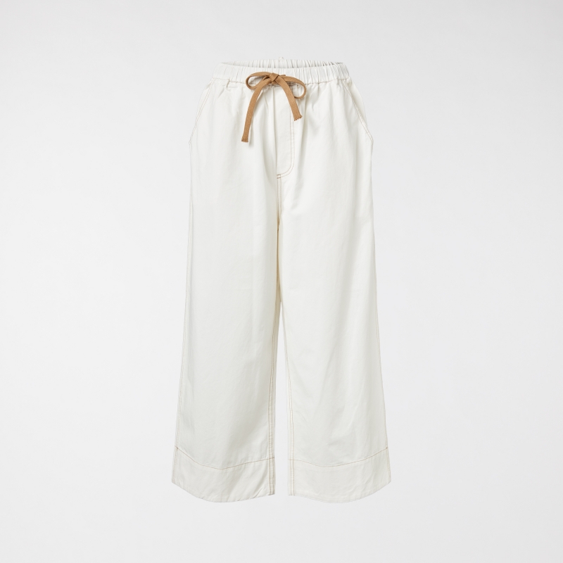 COTTON TROUSERS WITH...
