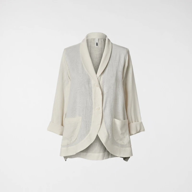 JACKET WITH PALMS PATTERN