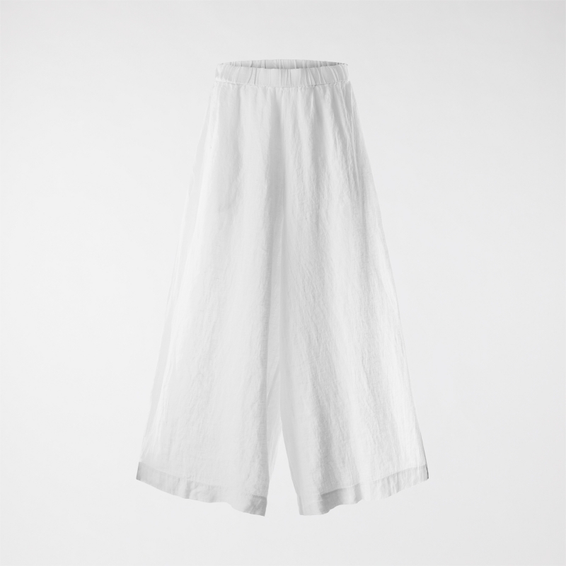 PANTALONI PALAZZO 100% LINO